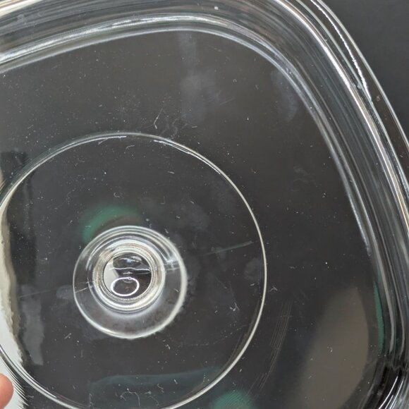 CorningWare Iris 2L Casserole Dish Glass Lid Blue Purple Flower Bakeware - Picture 9 of 16